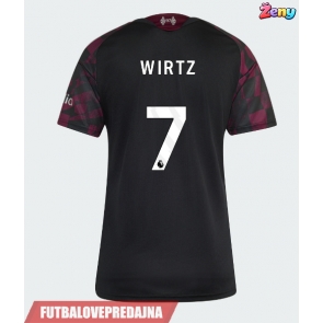 Lacne Ženy Futbalové dres Liverpool Florian Wirtz #7 2026-27 Krátky Rukáv - Tretina
